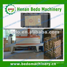 PE film heat shrink packing machine for charcoal rods or wood briquettes